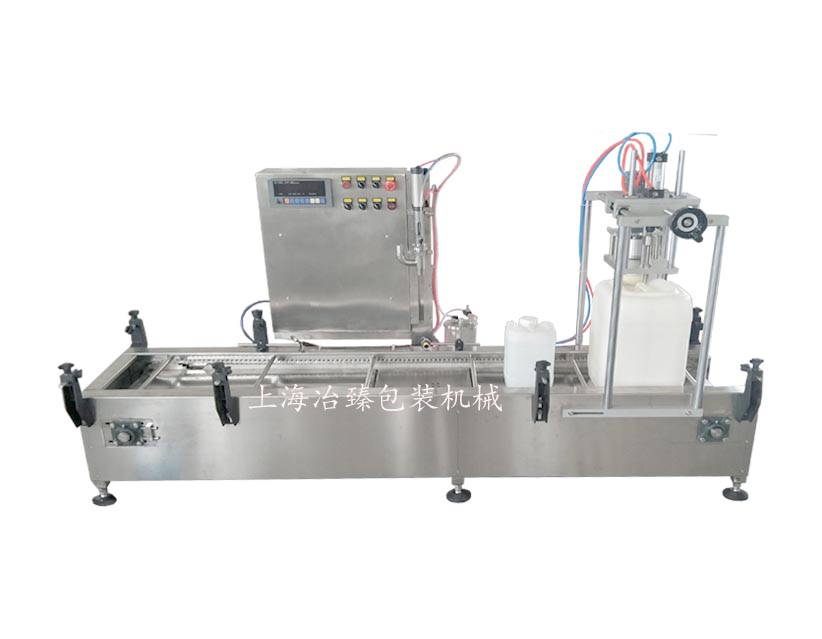 自动称重灌装旋盖一体机