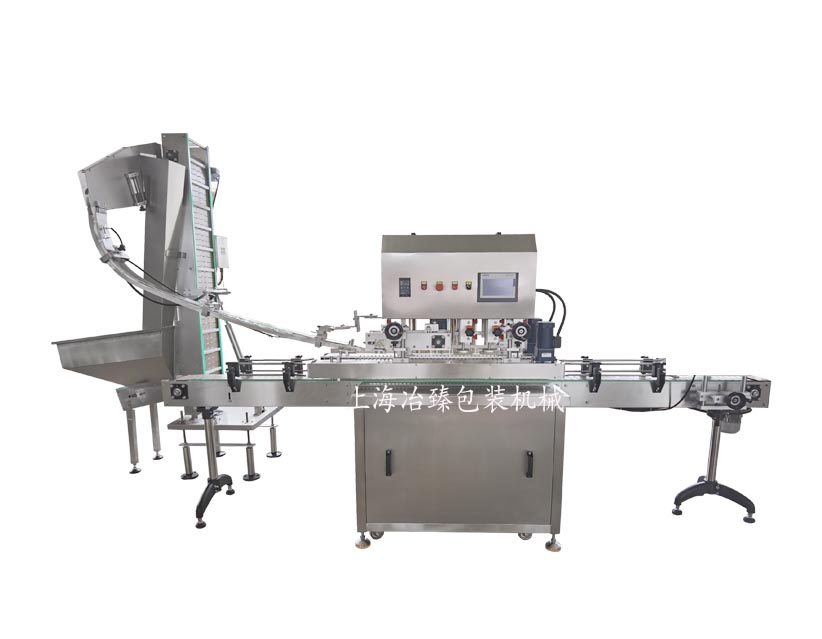 自动上压旋盖流水线